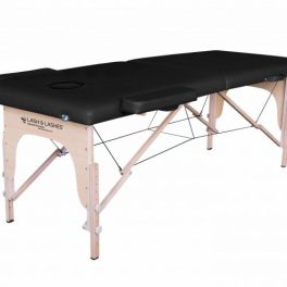 2 Zónás Standard Összecsukható Masszázs Ágy - Fekete