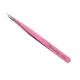 Lash and Lashes Egyenes Szempilla Csipesz Rózsaszín CS-12