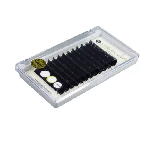 Lash and Lashes Super Silk Duplázó Műszempilla - 16 Soros - 9mm One Size, 0,10mm - D ív *