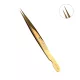 Lash and Lashes Egyenes Izoláló Szempillacsipesz ZT 7101 Arany