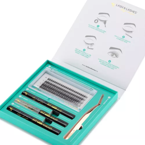 Lash and Lashes DIY szempilla készlet No’08 otthoni felhasználásra
