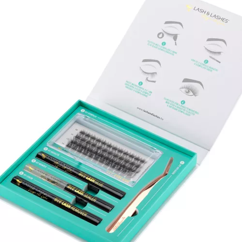 Lash and Lashes DIY szempilla készlet No’09 otthoni felhasználásra