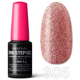 Profinails One Step Gel LED/UV lakkzs 6gr No.306 