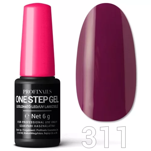 Profinails One Step Gel LED/UV lakkzs 6gr No.311 