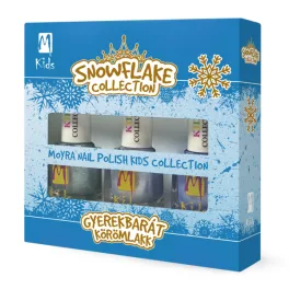 Moyra Kid's Körömlakk Szett Snowflake