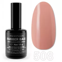   Profinails Rubber Base LED/UV Alapozó Építőzselé 15g No.508