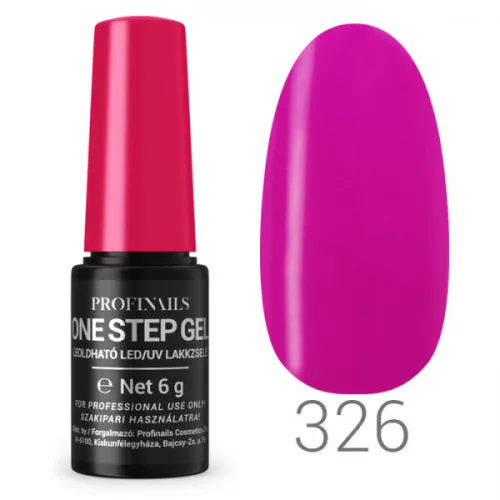 Profinails One Step Gel LED/UV lakkzselé 6 g No.326