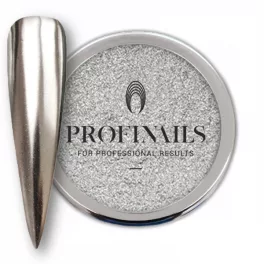 Profi Nails Mirror Powder csillámpor 1g Króm Ezüst No.725