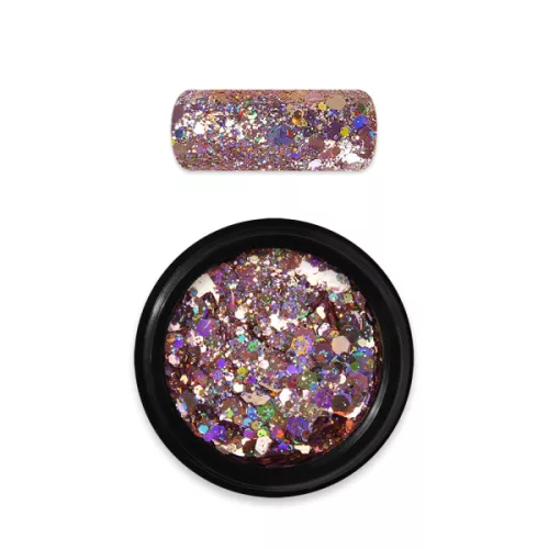 Moyra Holo glitter mix No.06 Rose Gold