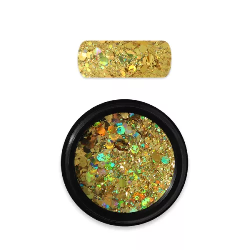 Moyra Holo glitter mix No.07 Dark Gold