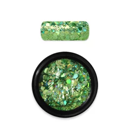 Moyra Holo glitter mix No.08 Zöld