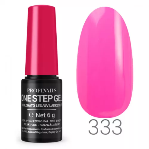 Profinails One Step Gel LED/UV lakkzselé 6 g No.333