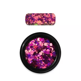 Moyra Holo glitter mix No.13 Kaméleon Pink