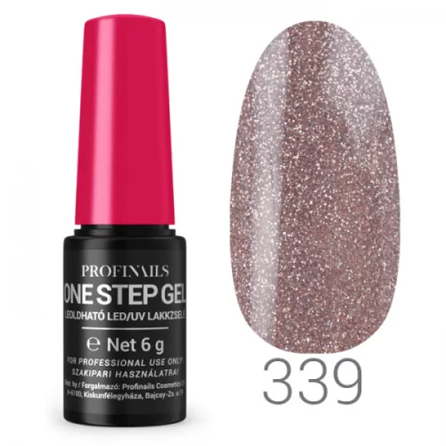 Profinails One Step Gel LED/UV lakkzselé 6 g No.339