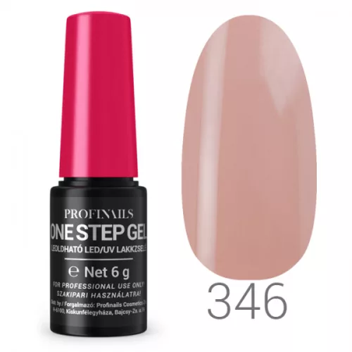 Profinails One Step Gel LED/UV lakkzselé 6 g No.346