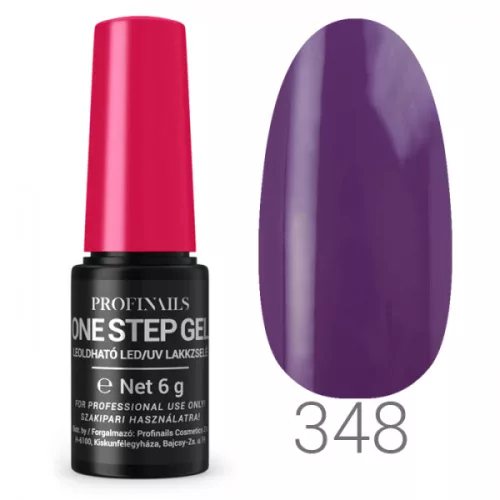 Profinails One Step Gel LED/UV lakkzselé 6 g No.348 *