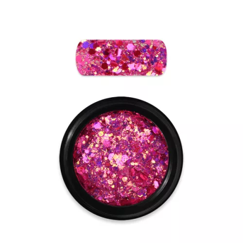 Moyra Holo glitter mix No.16 Kaméleon Magenta
