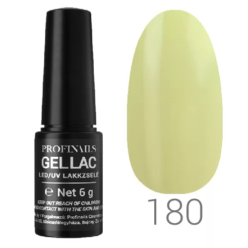 Profinails Gel Lac LED/UV lakkzselé 6gr No.180
