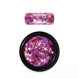 Moyra Holo glitter mix No.20 Sötét rózsaszín