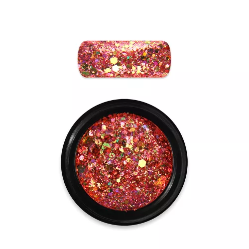 Moyra Holo glitter mix No.21 Narancs