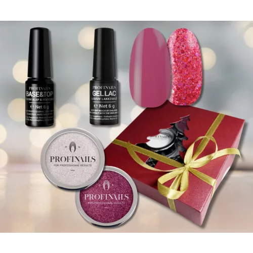 Profinails Karácsonyi Ajándékcsomag XMAS Gift Box Red *
