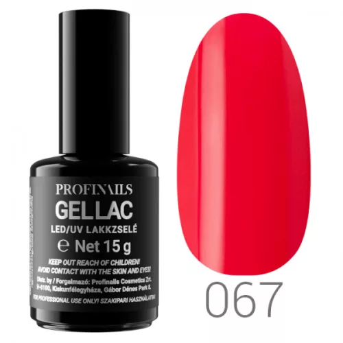 Profinails Gel Lac LED/UV lakkzselé 15gr No. 67