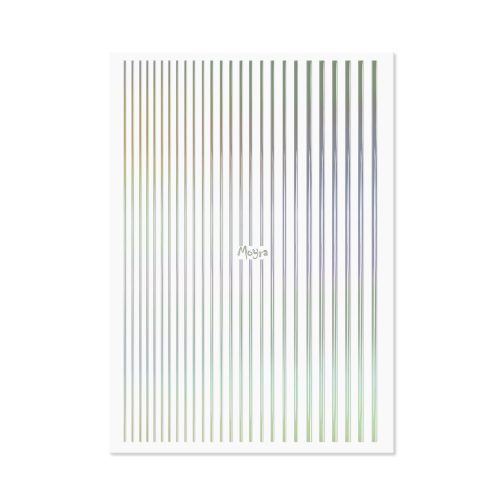 Moyra Körömdíszítő Csík Holo silver