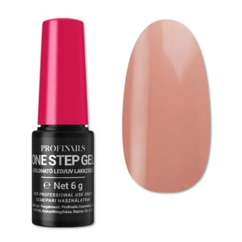 Profinails One Step Gel LED/UV lakkzselé 6gr No. NC-06 ( Nude Collection )