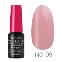   Profinails One Step Gel LED/UV lakkzselé 6gr No. NC-09 ( Nude Collection )