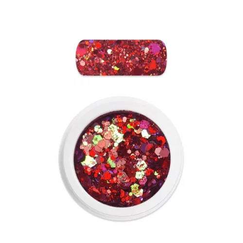 Moyra Holo glitter mix No.27 Chameleon Red