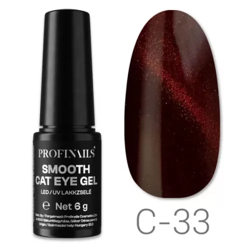 Profinails Smooth Cat Eye LED/UV lakkzselé 6gr C-33