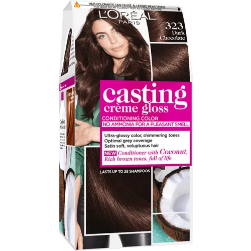 Casting Creme Gloss Hajszínező - 323 Étcsokoládé