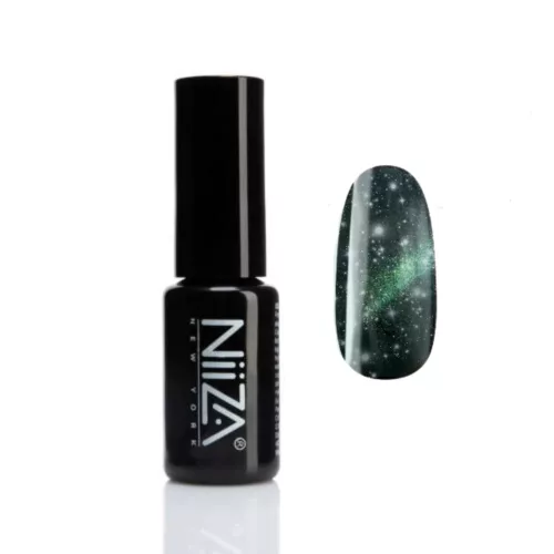NiiZA Cat Eye fedőlakk - Green reflektív 4ml