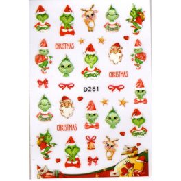 Niiza Körömmatrica - D261 Karácsony Grincs