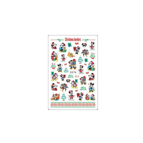 Niiza Körömmatrica - D274 Karácsony Mickey