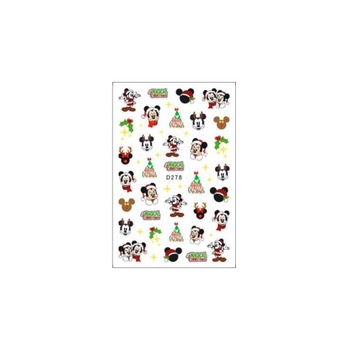 Niiza Körömmatrica - D278 Karácsony Mickey