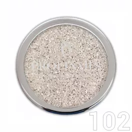 Profi Nails Pure Silver glitter 3g No.102 (ezüst árnyalat)