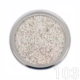 Profi Nails Pure Silver glitter 3g No.103 (ezüst árnyalat)