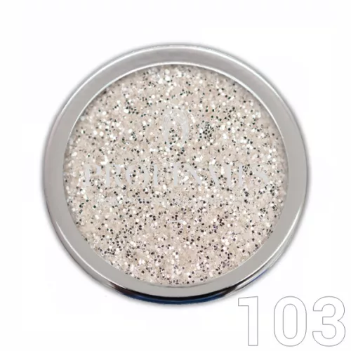 Profi Nails Pure Silver glitter 3g No.103 (ezüst árnyalat)