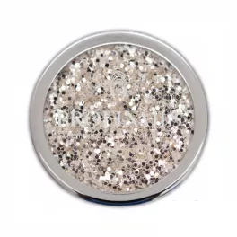 Profi Nails Pure Silver glitter 3g No.105 (ezüst árnyalat)