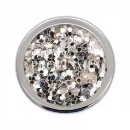 Profi Nails Pure Silver glitter 3g No.107 (ezüst árnyalat)