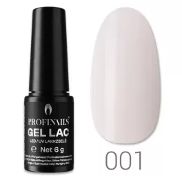 Profinails Gel Lac LED/UV lakkzselé 6gr No. 01 Fehér