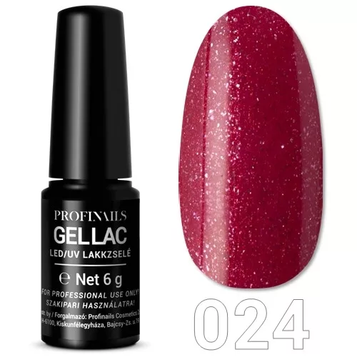 Profinails Gel Lac LED/UV lakkzselé 6gr No. 24 