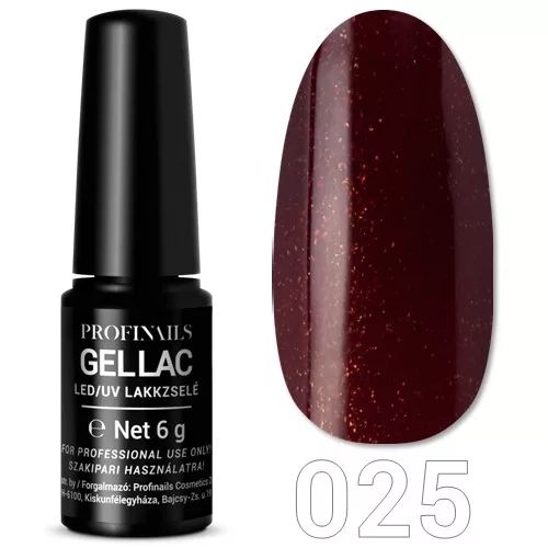 Profinails Gel Lac LED/UV lakkzselé 6gr No. 25 