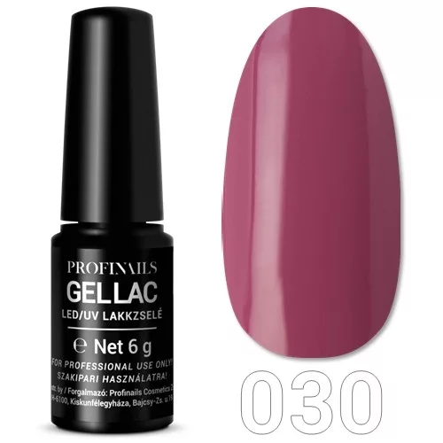 Profinails Gel Lac LED/UV lakkzselé 6gr No. 30 