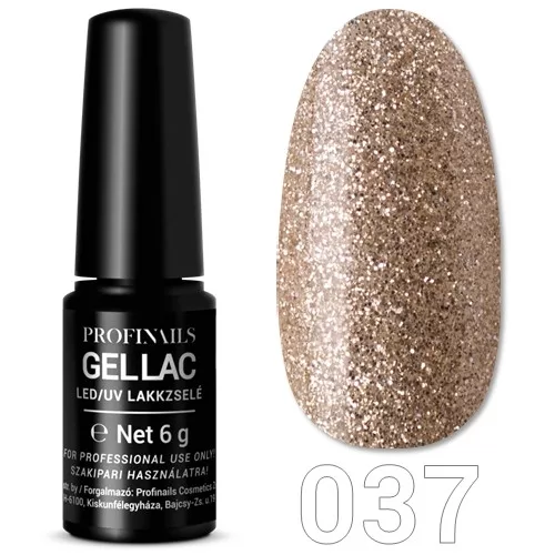 Profinails Gel Lac LED/UV lakkzselé 6gr No. 37