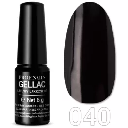 Profinails Gel Lac LED/UV lakkzselé 6gr No. 40 Fekete