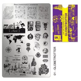 Moyra nyomdalemez No.001 Globetrotter *