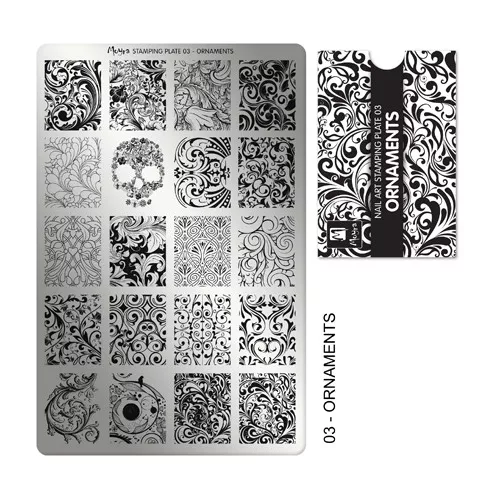 Moyra nyomdalemez No.003 Ornaments