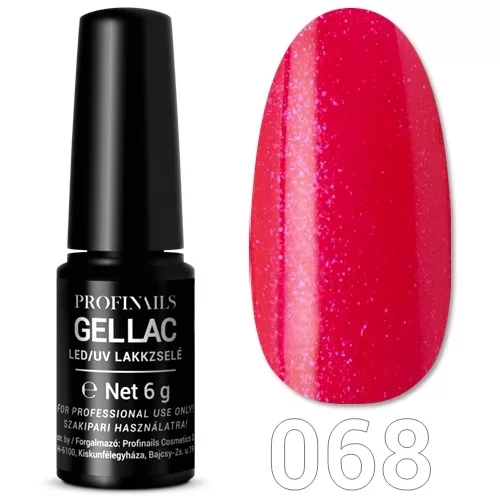Profinails Gel Lac LED/UV lakkzselé 6gr No. 68 